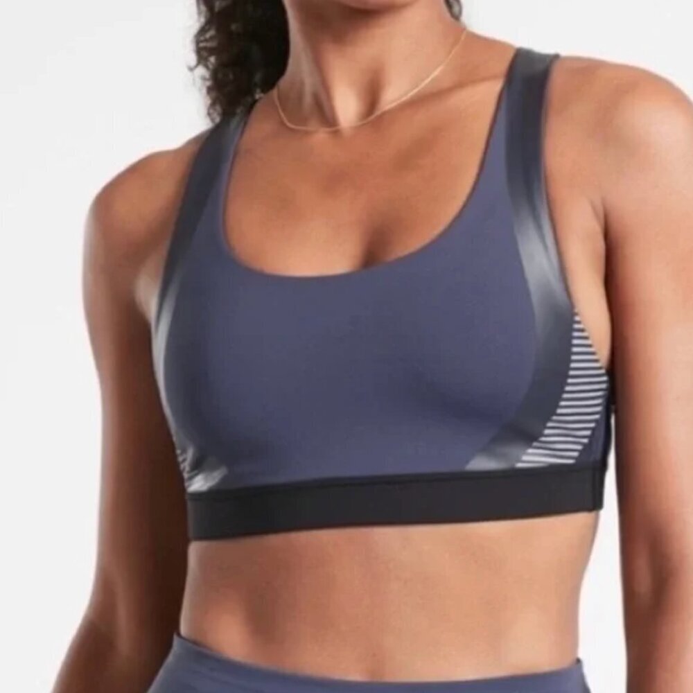 Athleta x Allyson Felix Ultimate Legend Sports Bra, Purple/Blue, S
